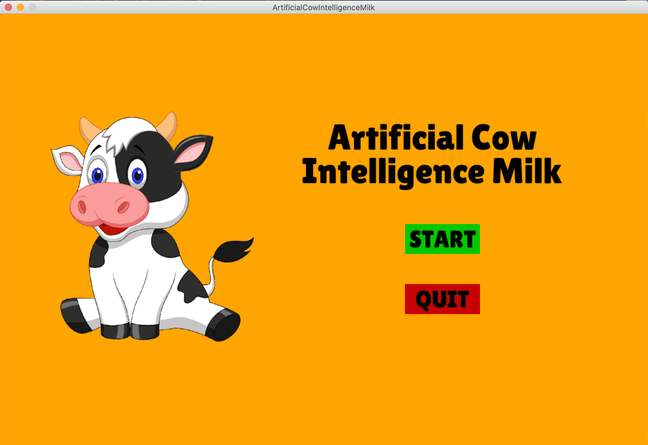 Artificial Cow Intelligence Milk