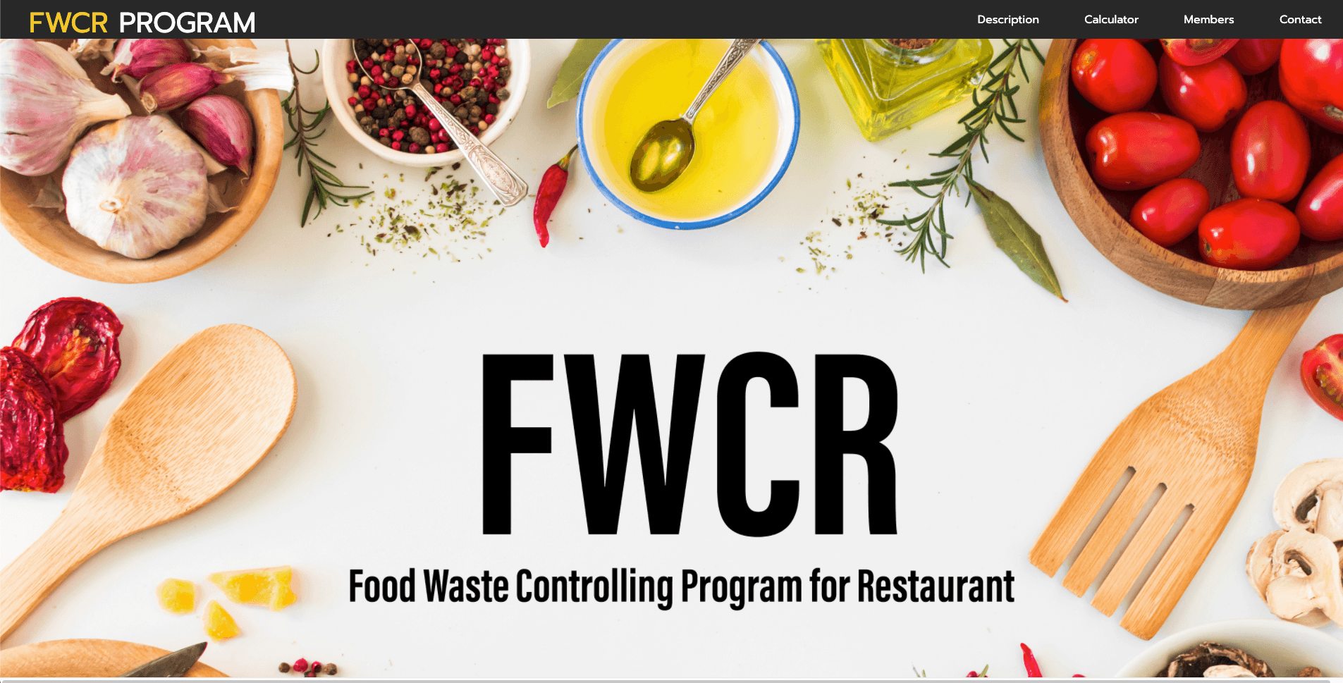 Food Waste Controlling Program for Restaurant